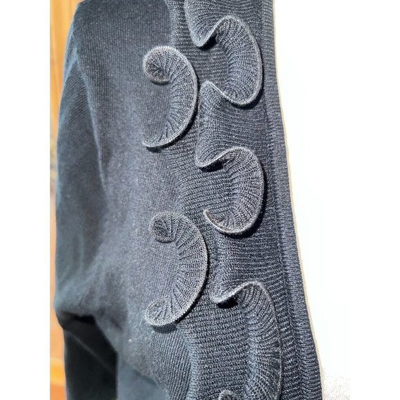 Cable & Gauge Womens Ruffle Bolero — Large - Picture 4 of 6